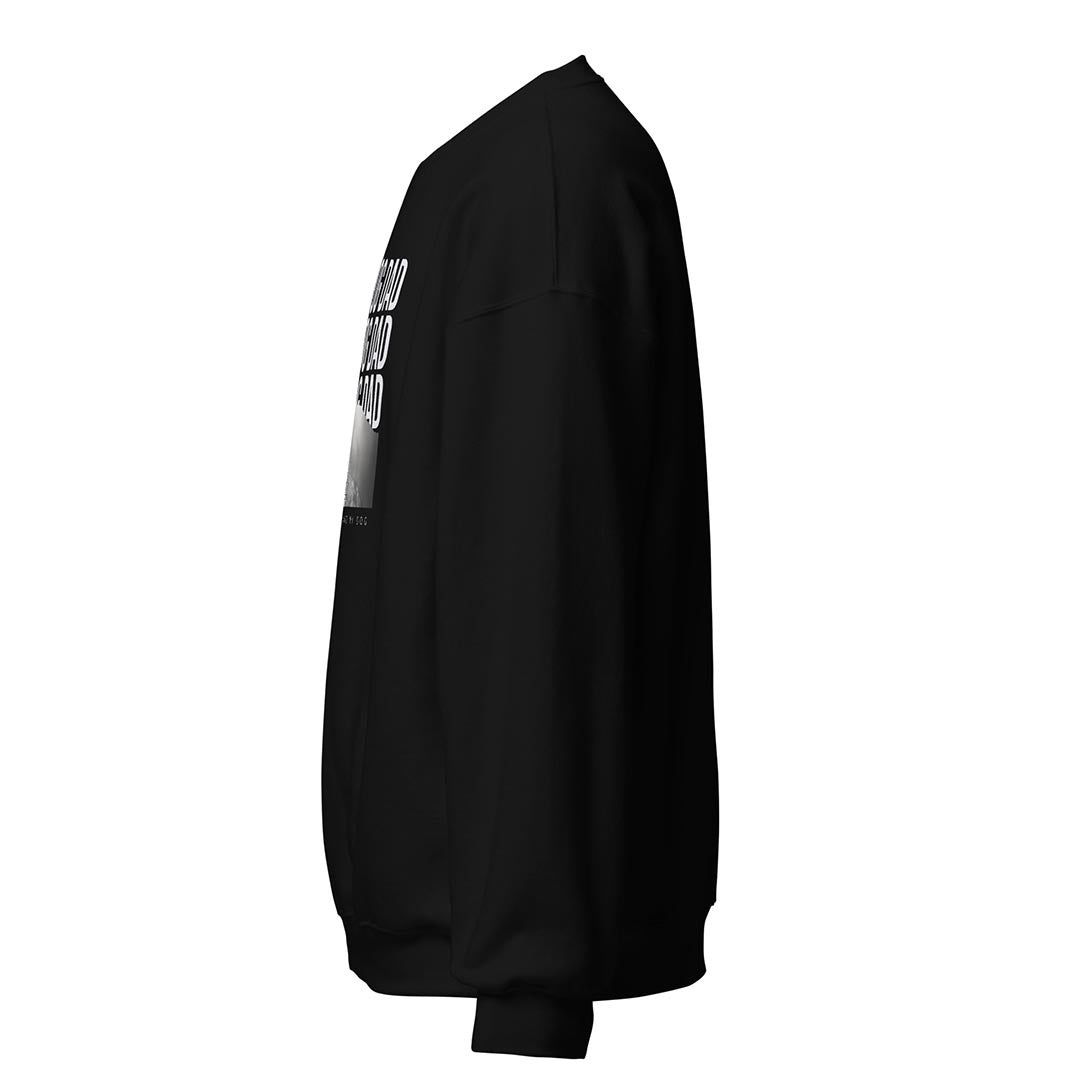 Bad Dog Dad Sweatshirt made for German Shepherd lovers and owners, black color - GSD Colony