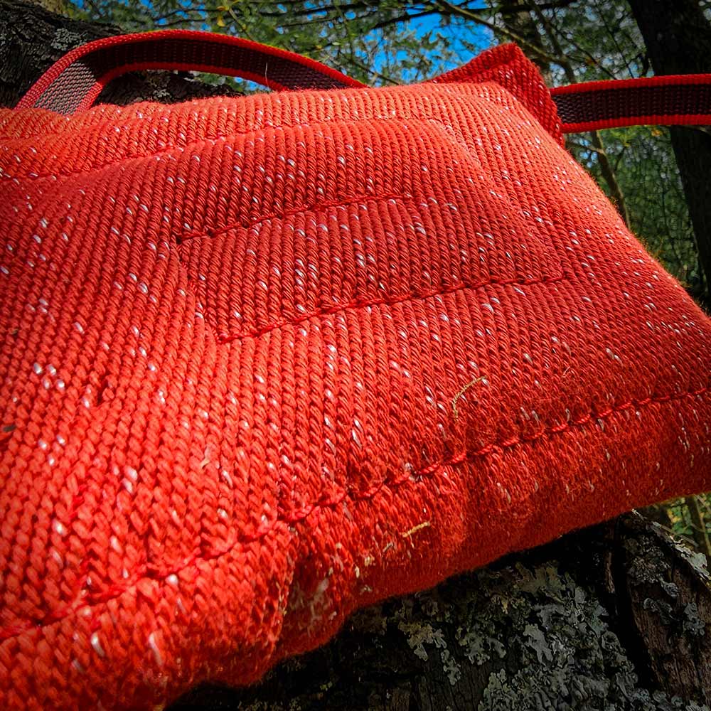 Soft materials of jute bite dog pillow
