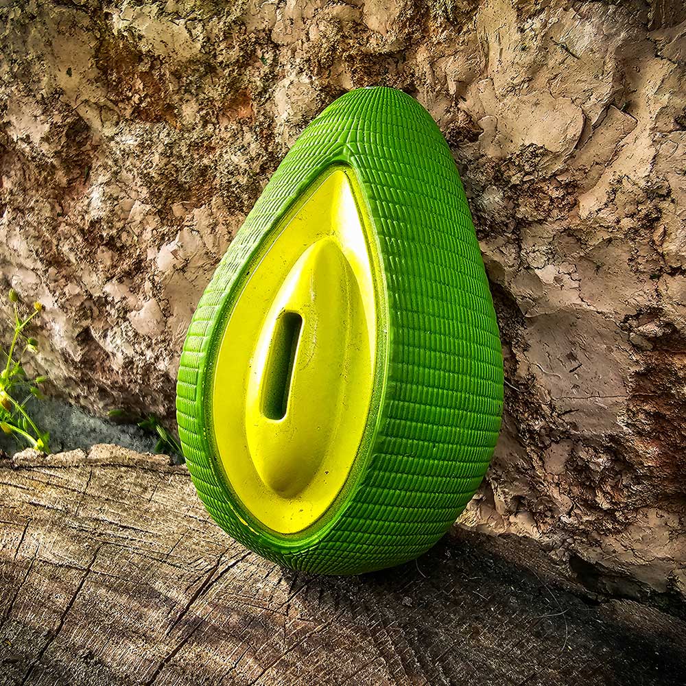 German Shepherd avocado interactive toy 2