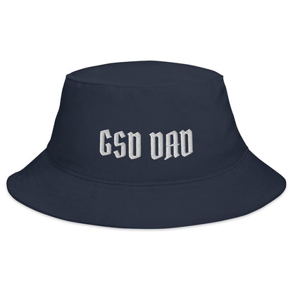 GSD Dad bucket hat made for German Shepherd lovers and owners, navy blue color - GSD Colony