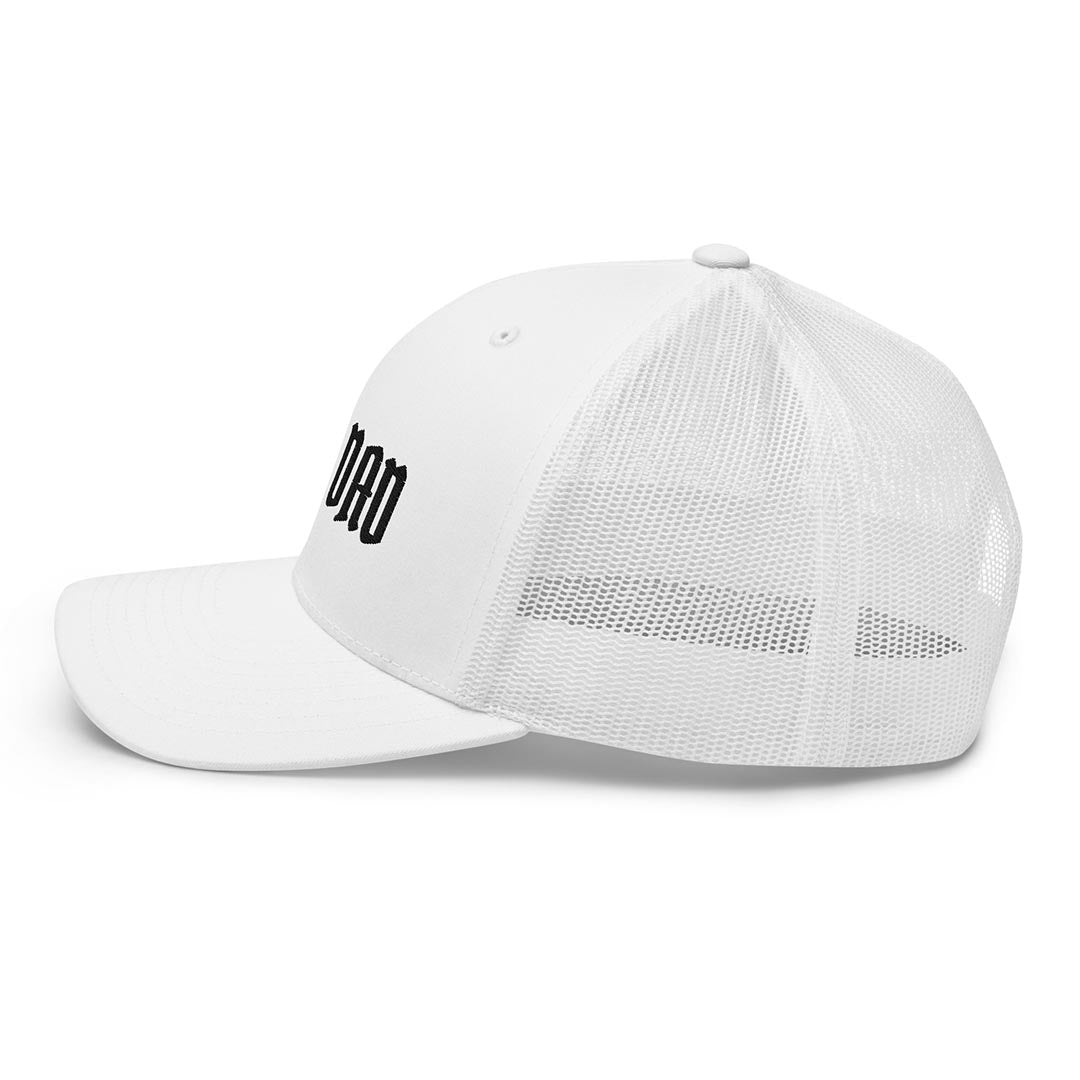 GSD Dad trucker cap made for German Shepherd lovers and owners, white color - GSD Colony