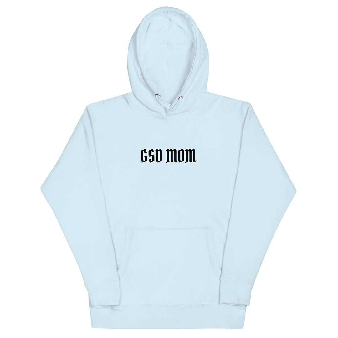 GSD Mom German Shepherd lover hoodie, light blue color - GSD Colony