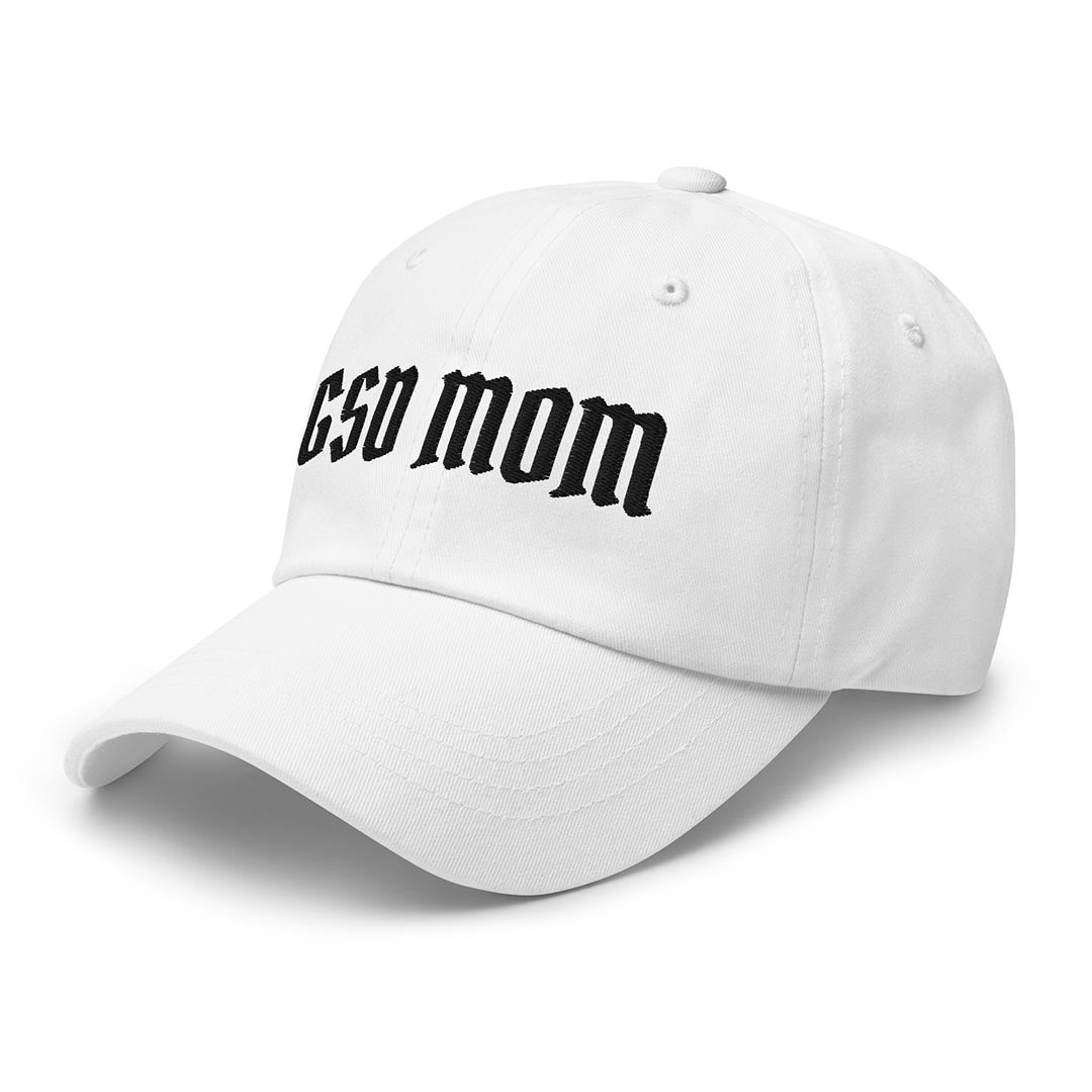 GSD Mom hat for German Shepherd lovers and owners, white color - GSD Colony