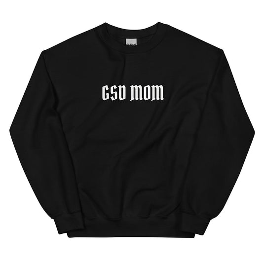 GSD Mom Sweatshirt for German Shepherd lovers, black color - GSD Colony