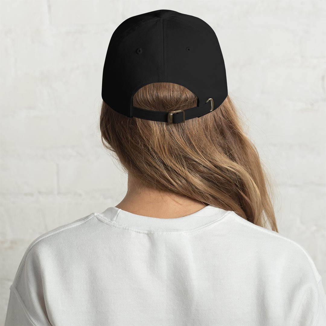 Paw print dad hat made for German Shepherd lovers and owners, black color - GSD Colony