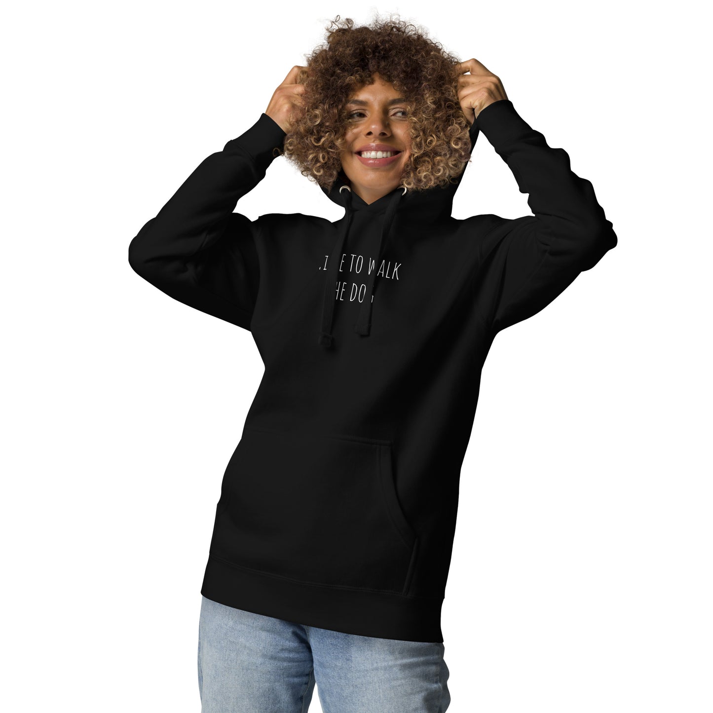 Time to walk the dog German Shepherd lover hoodie black color - GSD Colony