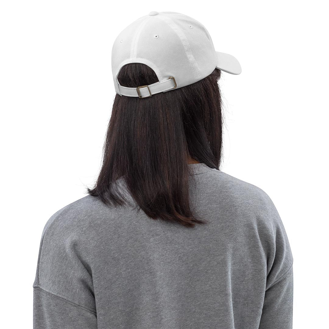 Paw print dad hat made for German Shepherd lovers and owners, white color - GSD Colony