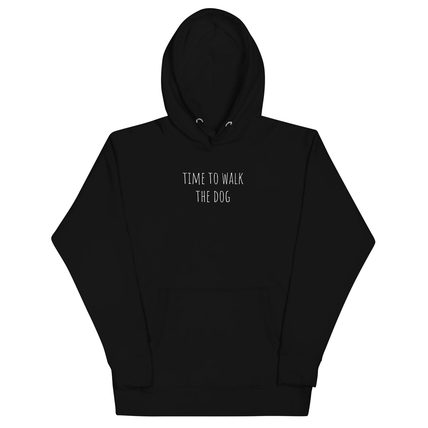 Time to walk the dog German Shepherd lover hoodie black color - GSD Colony