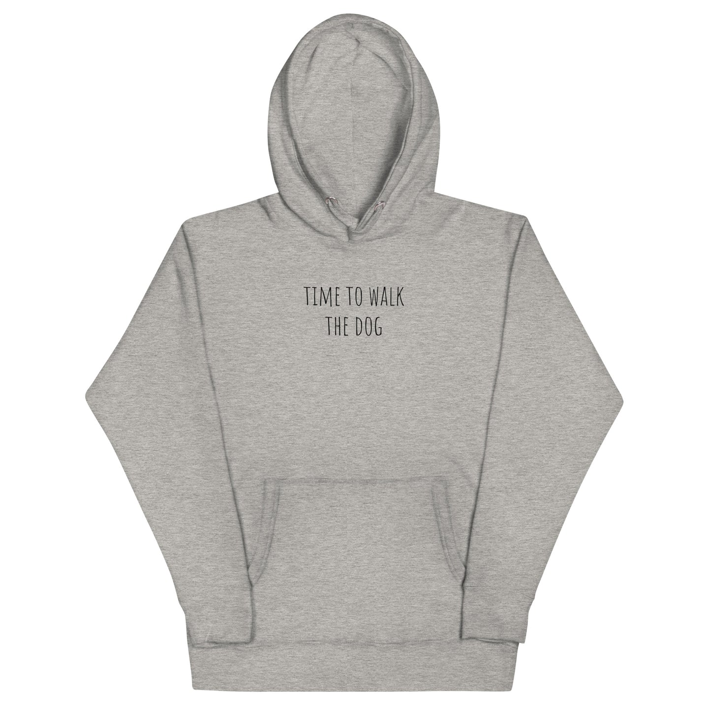 Time to walk the dog German Shepherd lover hoodie grey color - GSD Colony