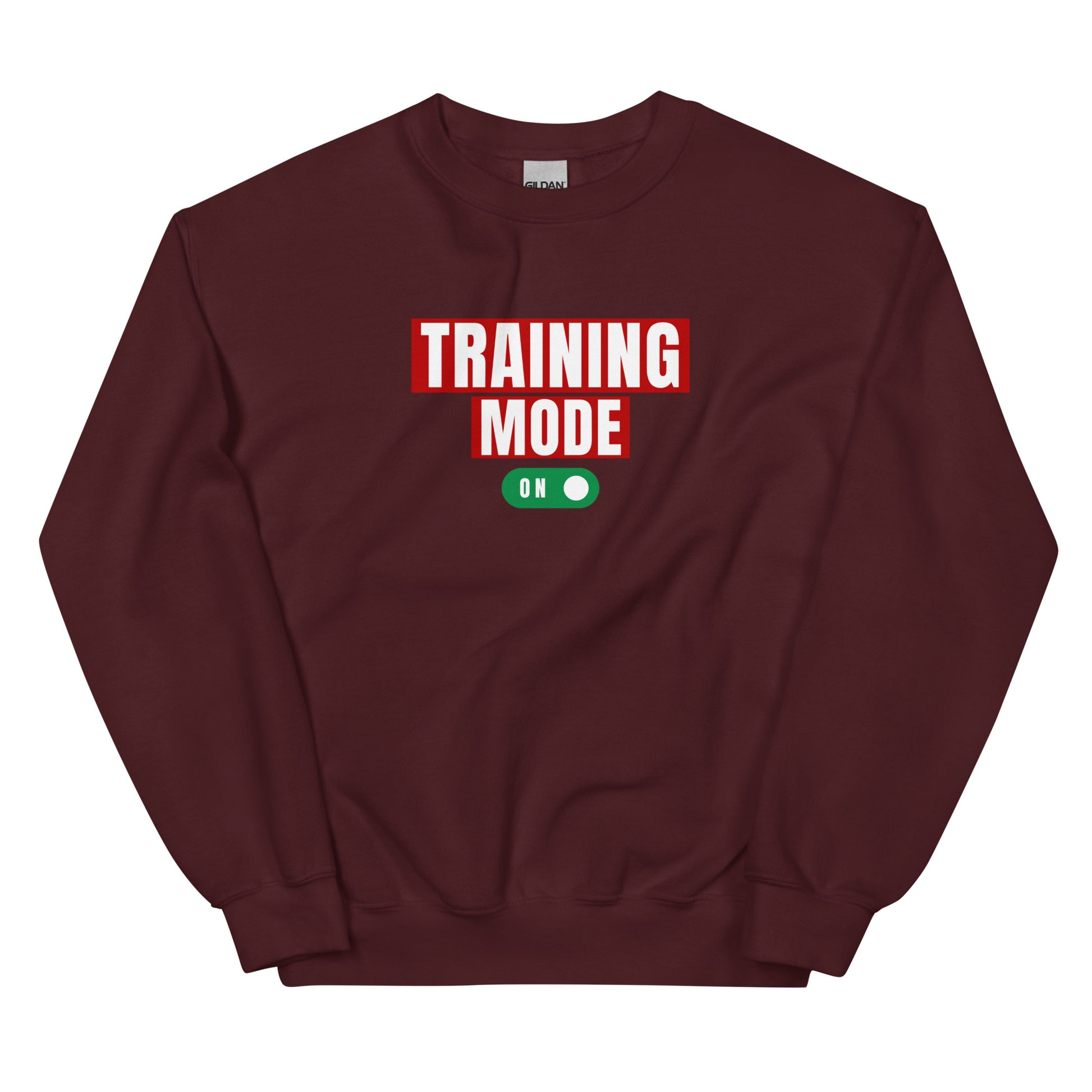 Training mode on German Shepherd dog lovers and owners sweatshirt, red color - GSD Colony