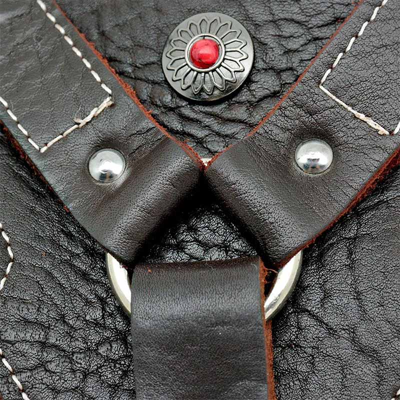 German Shepherd dog leather harness
