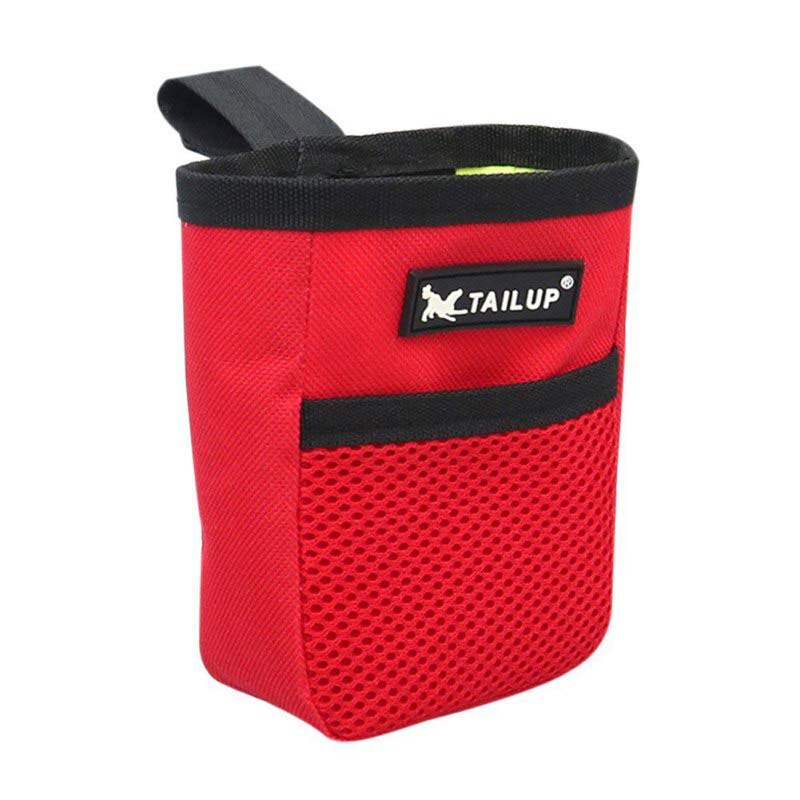 German Shepherd dog training treat pouch, red color - GSD Colony shop