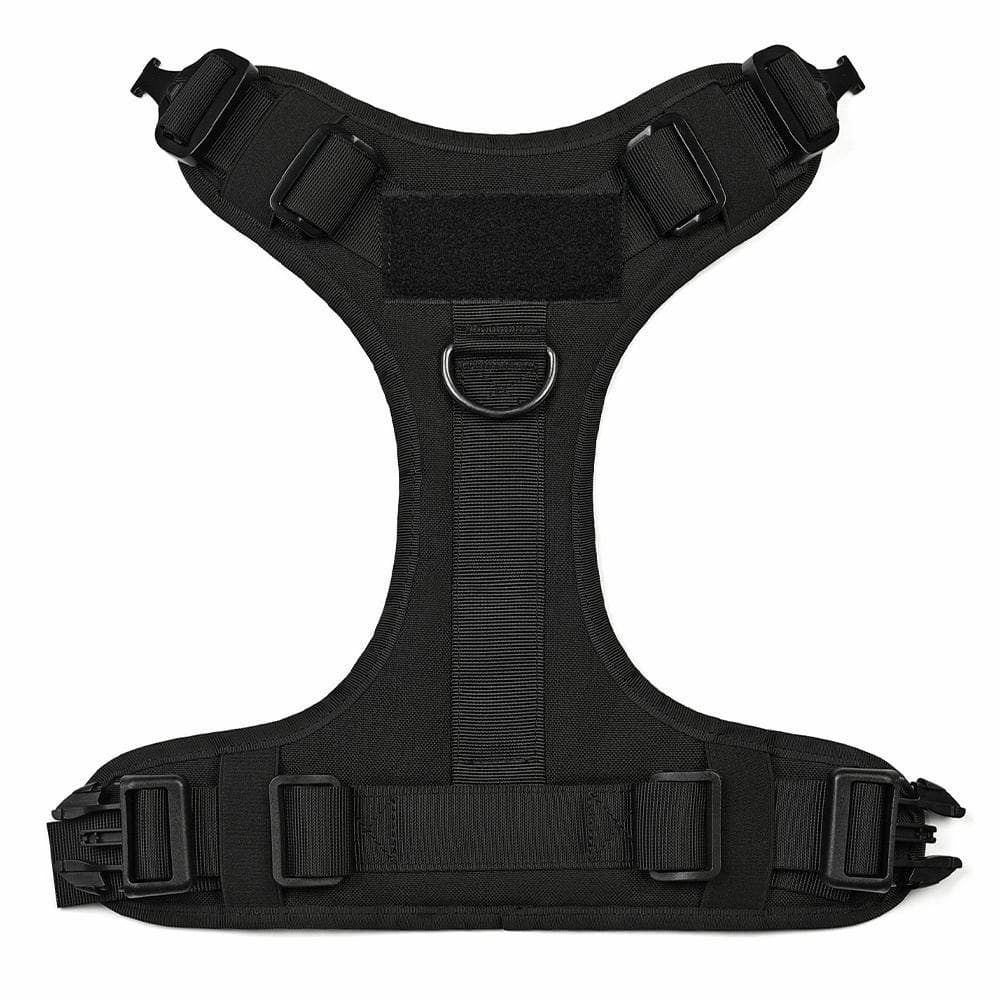 Black Military K9 Harness fog German Shepherd Dog