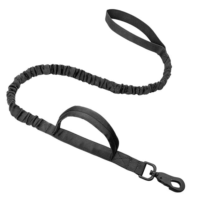 Black Military German Shepherd Dog Leash With Handle GSD Colony Shop