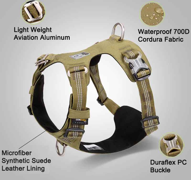 Features of GSD Colony Perfect With Dog Harness, No Pull Dog Harness