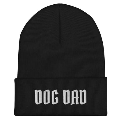 Beanie dog dad hat made for German Shepherd lovers and owners, black colors - GSD Colony