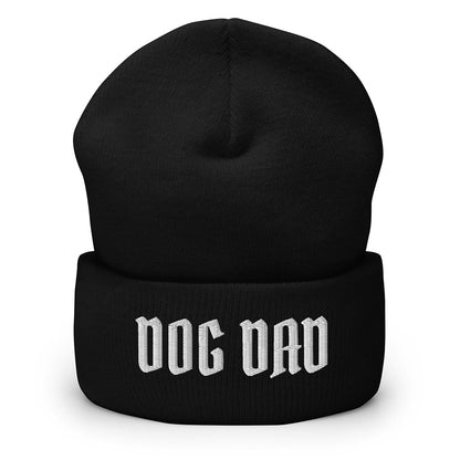 Beanie dog dad hat made for German Shepherd lovers and owners, black colors - GSD Colony