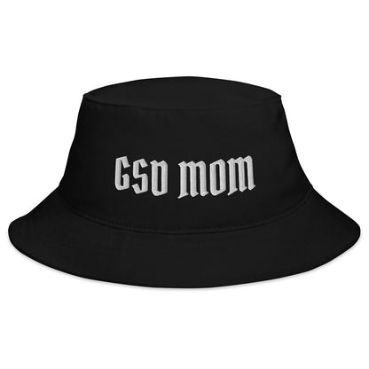 Bucket Hat GSD Mom made for German Shepherd lovers and owners, black color - GSD Colony