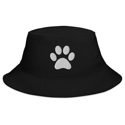 Bucket paw hat made for German Shepherd lovers and owners, black color - GSD Colony