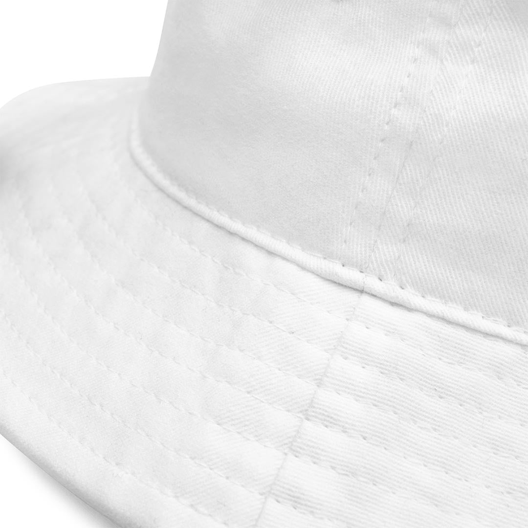 Bucket paw hat made for German Shepherd lovers and owners, white color - GSD Colony