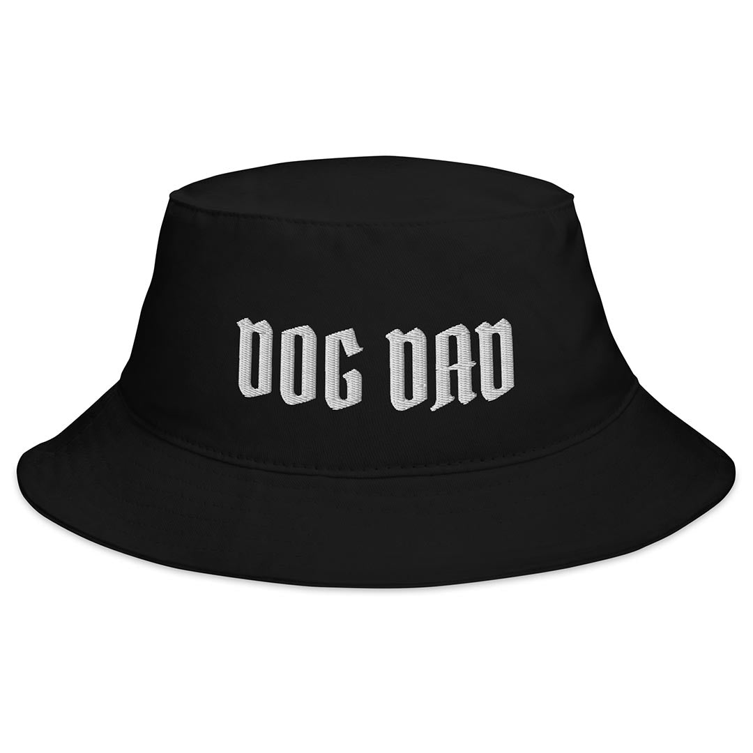 Dog Dad Bucket Hat made for German Shepherd lovers and owners, black color - GSD Colony