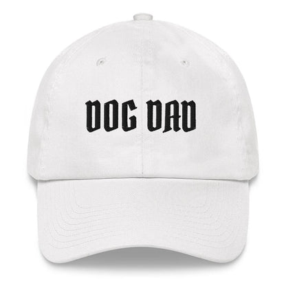 Dog dad hat made for German Shepherd lovers and owners, white color - GSD Colony
