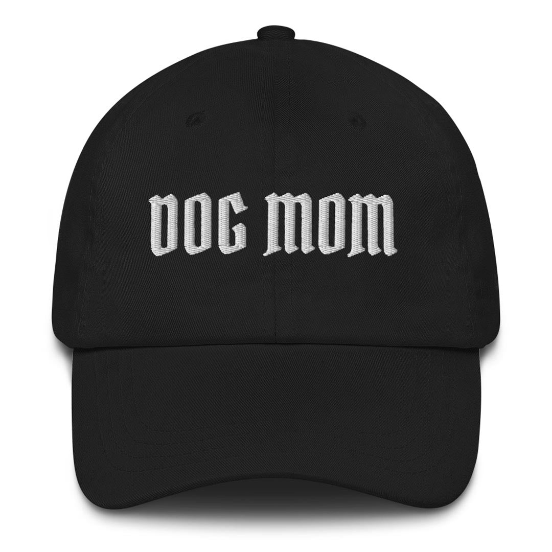 Dog Mom hat made for German Shepherd lovers and owners, black color - GSD Colony