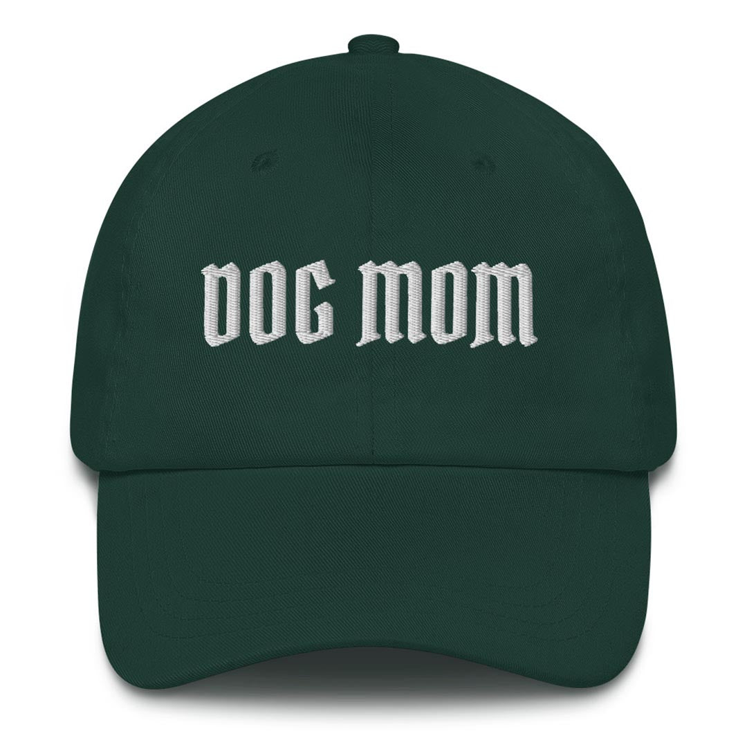 Dog Mom hat made for German Shepherd lovers and owners, green color - GSD Colony