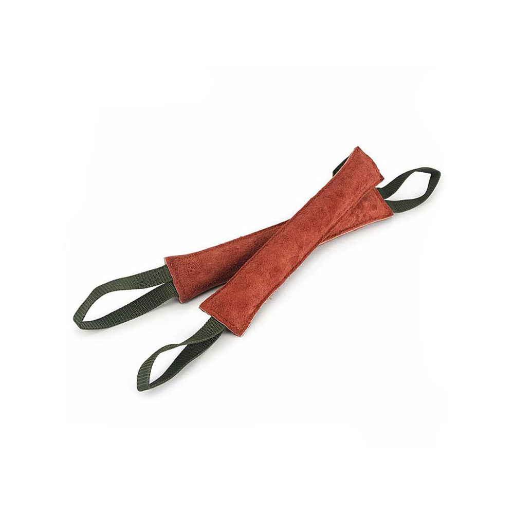 German Shepherd tug of war bite training pillow with two handles