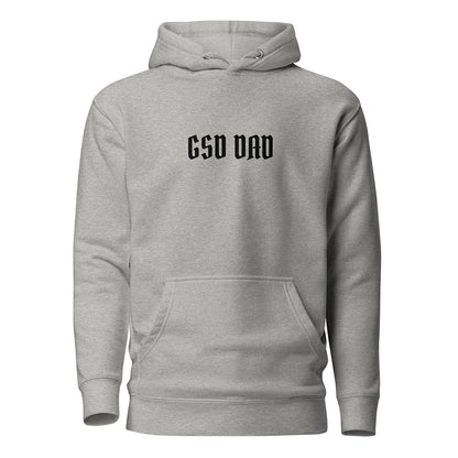 GSD Dad hoodie for German Shepherd owners and lovers, grey color - GSD Colony