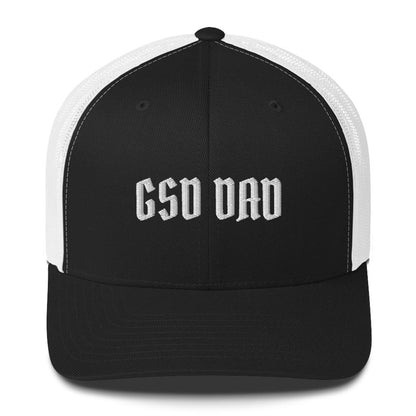 GSD Dad trucker cap made for German Shepherd lovers and owners, black color - GSD Colony
