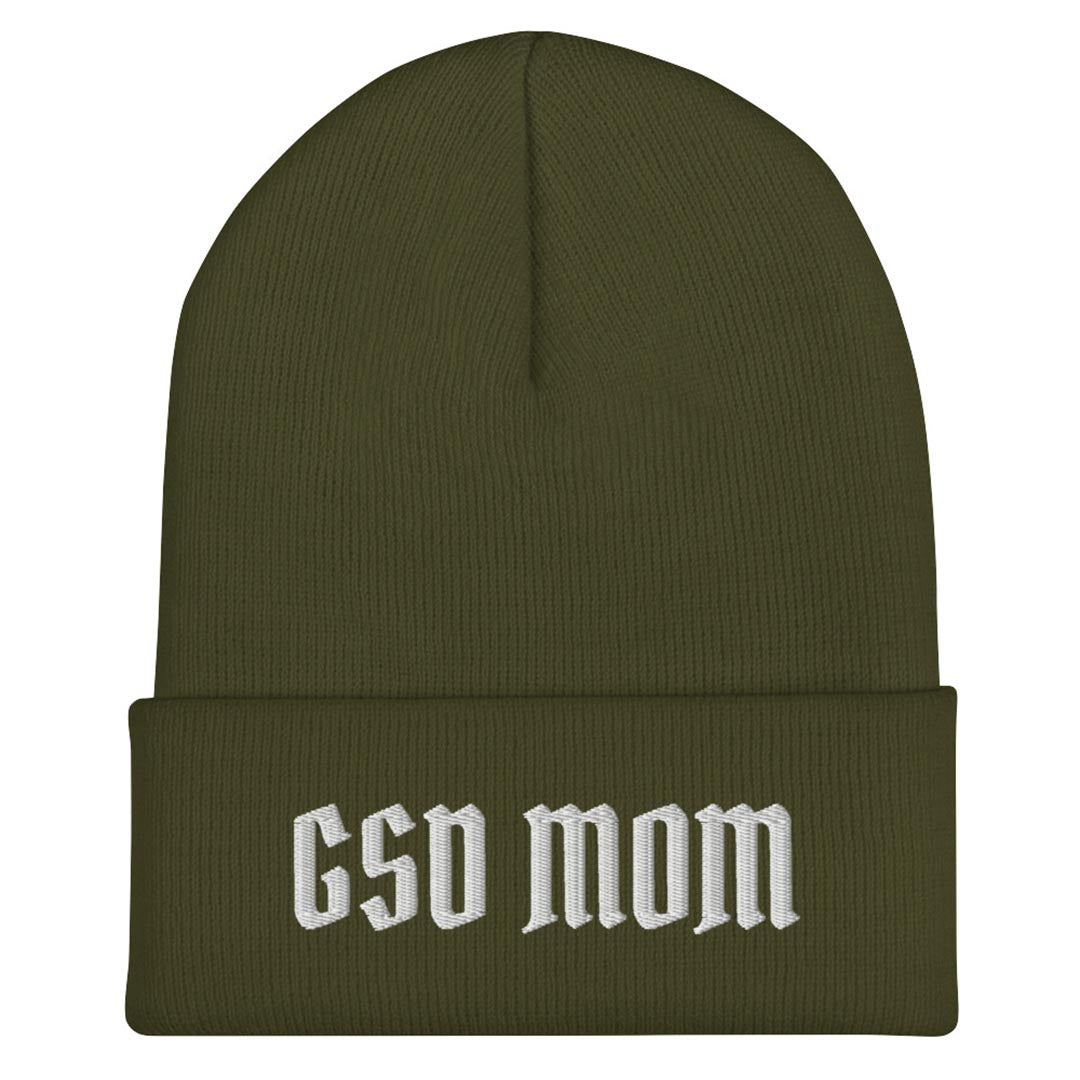 GSD Mom Beanie hat made for German Shepherd lovers and owners, green  color - GSD Colony