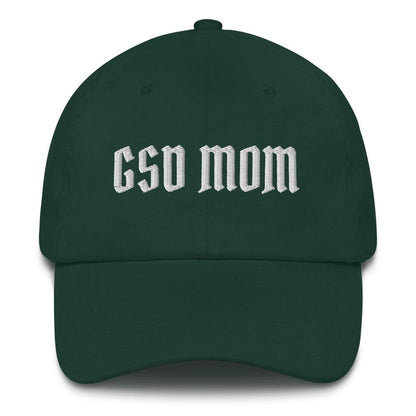 GSD Mom hat for German Shepherd lovers and owners, green color - GSD Colony