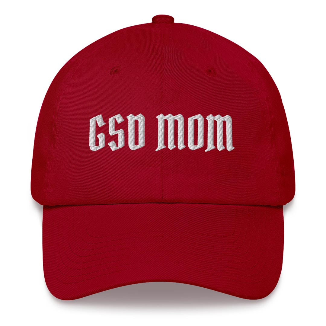 GSD Mom hat for German Shepherd lovers and owners, red color - GSD Colony
