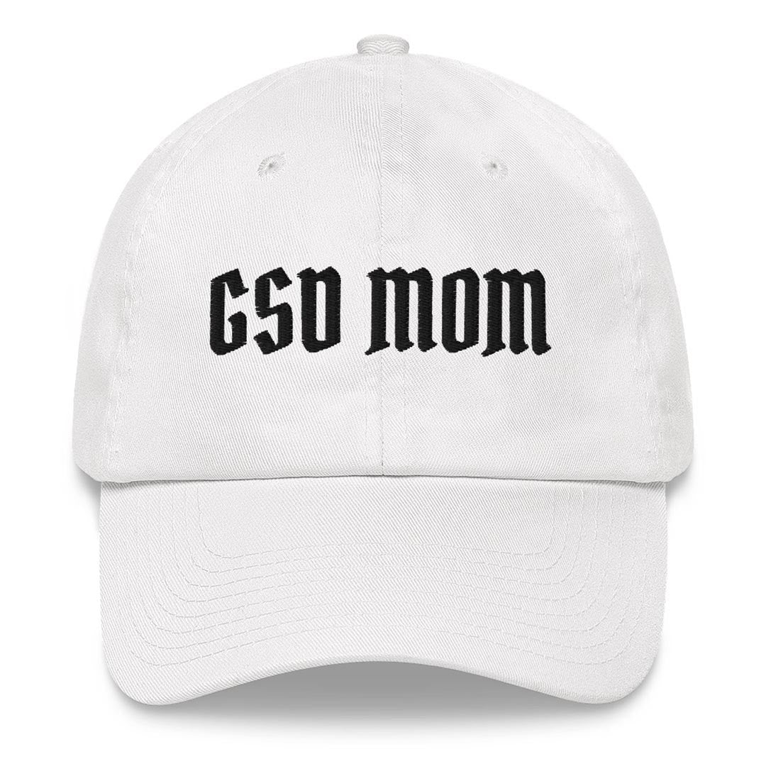 GSD Mom hat for German Shepherd lovers and owners, white color - GSD Colony