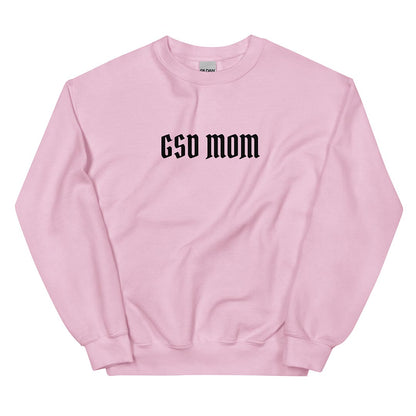 GSD Mom Sweatshirt for German Shepherd lovers, pink color - GSD Colony