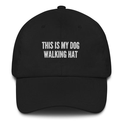 This is my dog walking hat made for German Shepherd lovers and owners, black color - GSD Colony