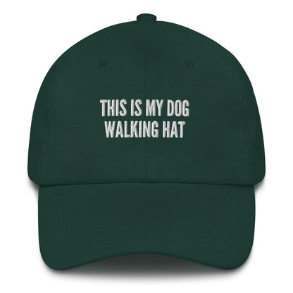 This is my dog walking hat made for German Shepherd lovers and owners, green color - GSD Colony