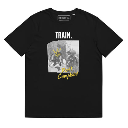 Train, Don't Complain German Shepherd Tshirt for lovers and owners, black color - GSD Colony