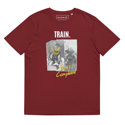 Train, Don't Complain German Shepherd Tshirt for lovers and owners, red color - GSD Colony