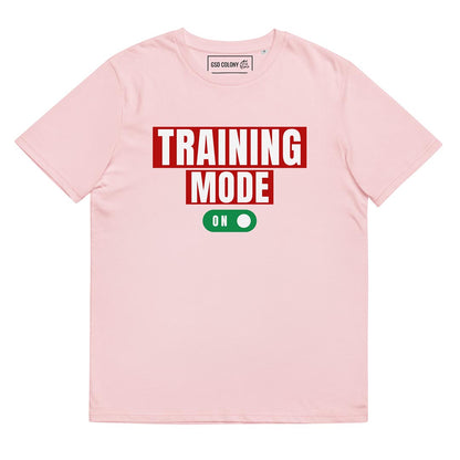 Training mode on German Shepherd lovers and owners t-shirt, pink color - GSD Colony