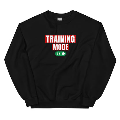 Training mode on German Shepherd dog lovers and owners sweatshirt, black color - GSD Colony