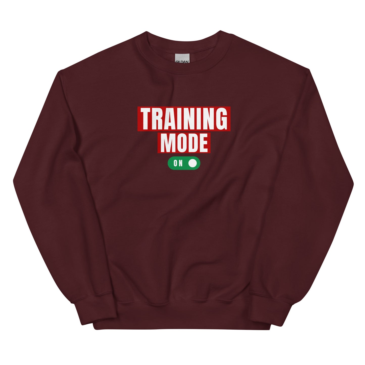 Training mode on German Shepherd dog lovers and owners sweatshirt, red color - GSD Colony