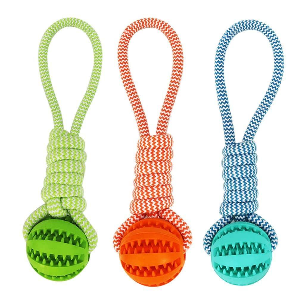 Dog ball on a clearance rope