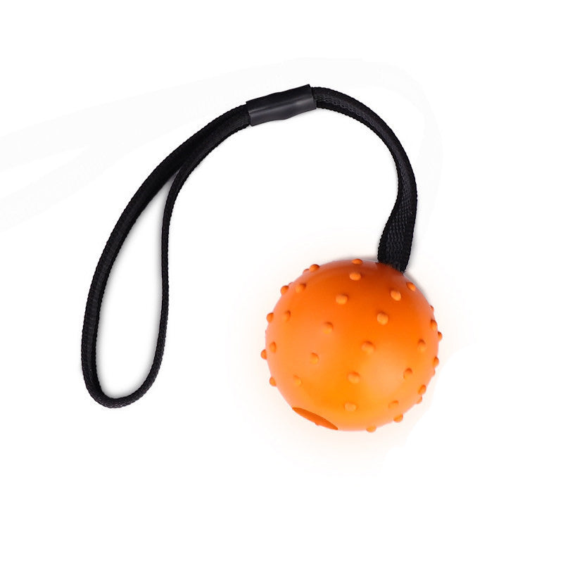 Ballbea® German Shepherd Training ball on rope - orange color