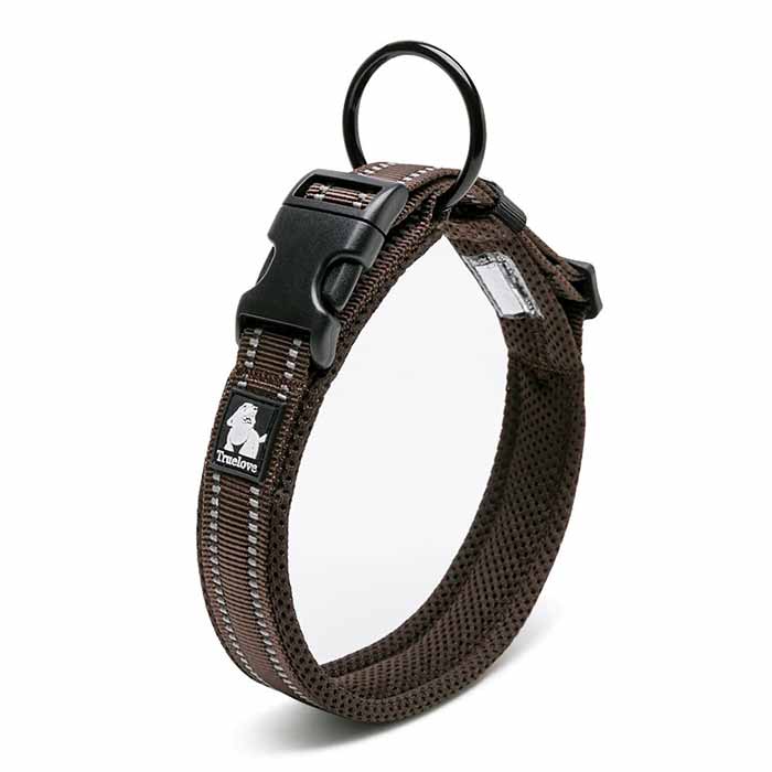 German Shepherd Dog Reflective and Soft Brown Collar - GSD Colony Shop