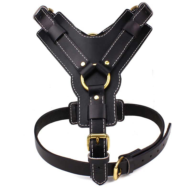 Dog Leather Harness for German Shepherd