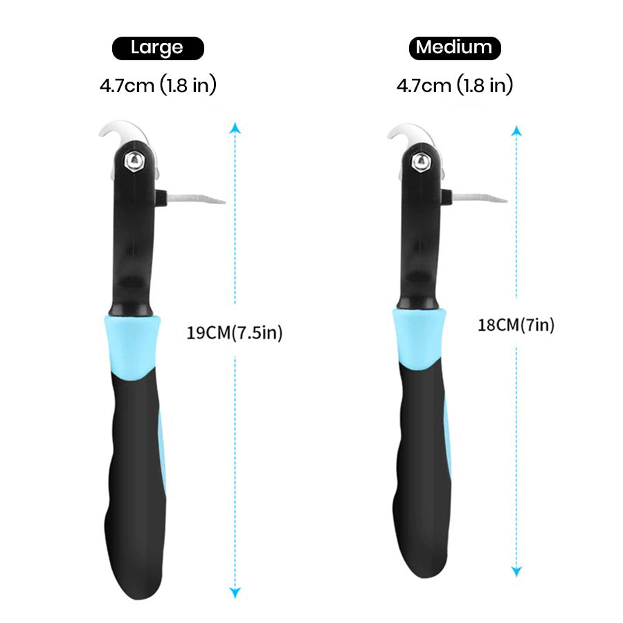 Doublester® German Shepherd 2 in 1 Grooming Brush Sizes