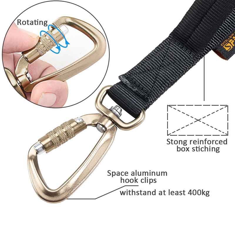 Durable Dog Leash With Carabiner and Double Handle - GSD Colony Shop