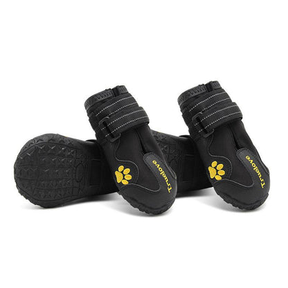 German Shepherd Black Paw Shoes, Dog Protection Boots -Gsdconoly.com